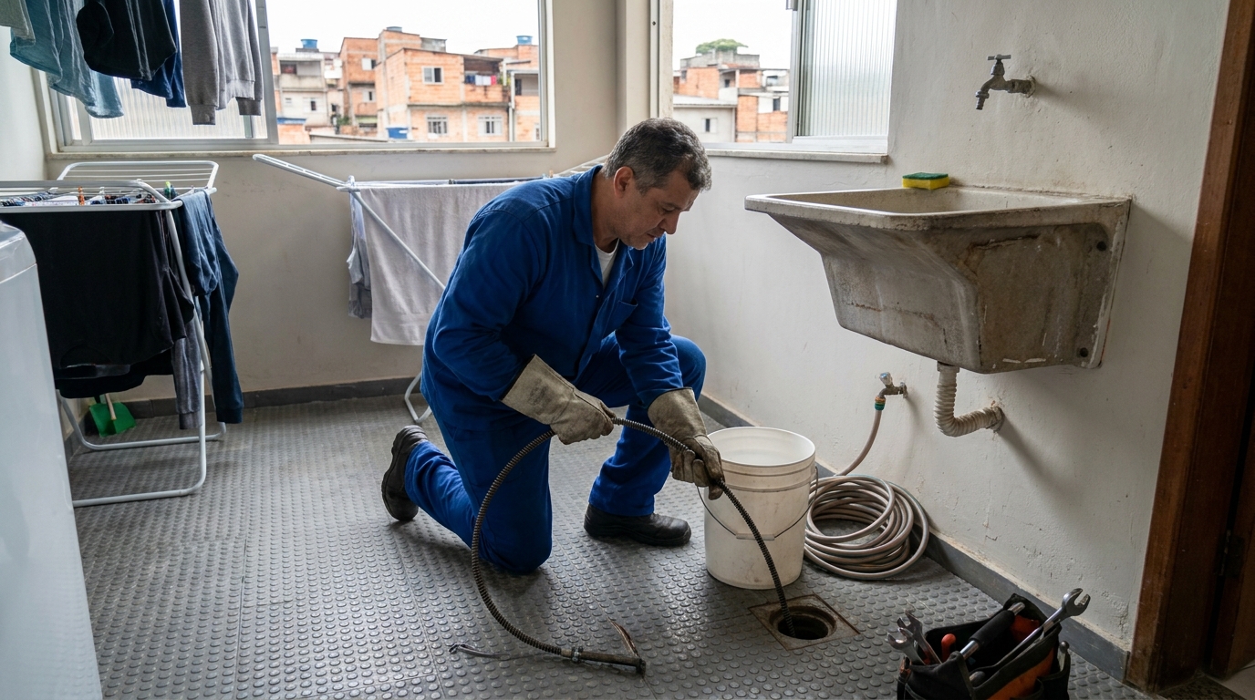 Desentupimento de Ralos Externos em Suzano‑SP