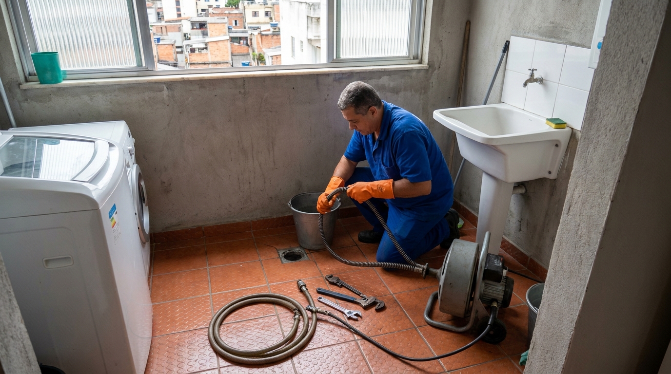 Limpeza Profunda de Ralos em Suzano‑SP