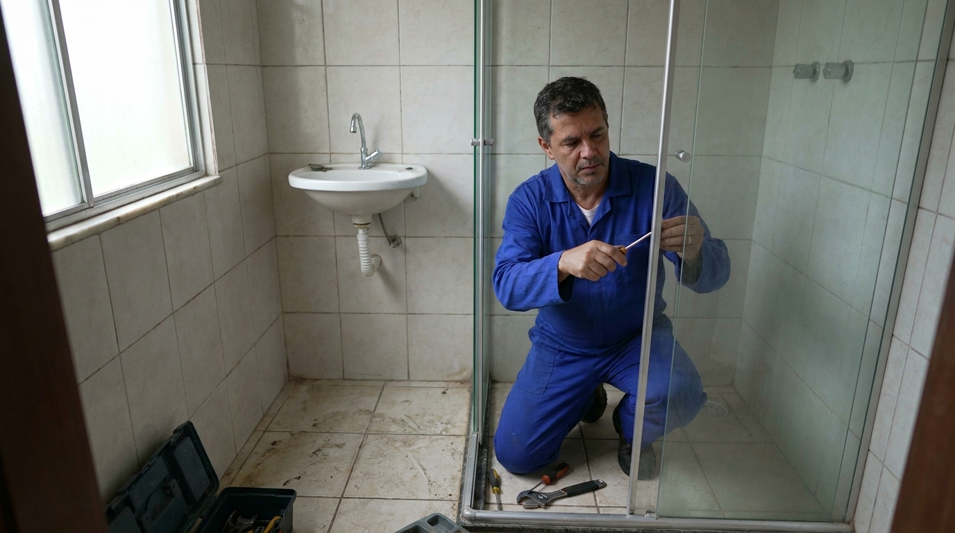 Troca de Roldanas e Trilhos em Suzano‑SP